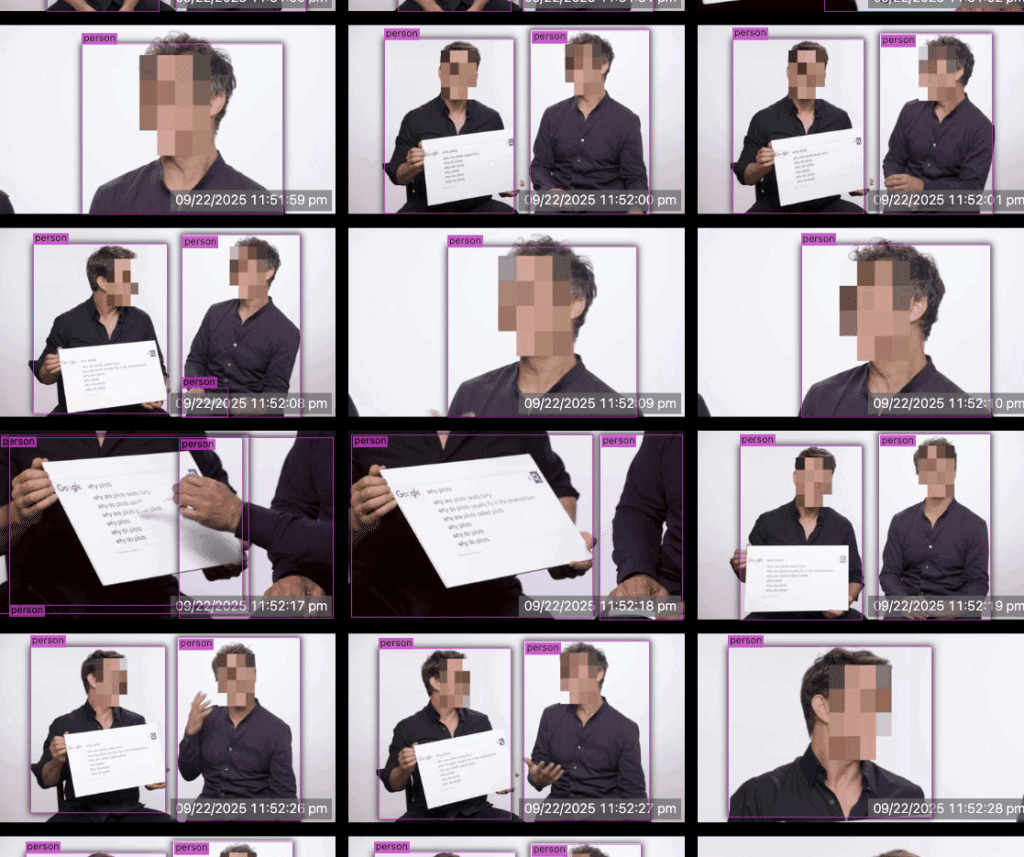 Obfuscate faces on a stream