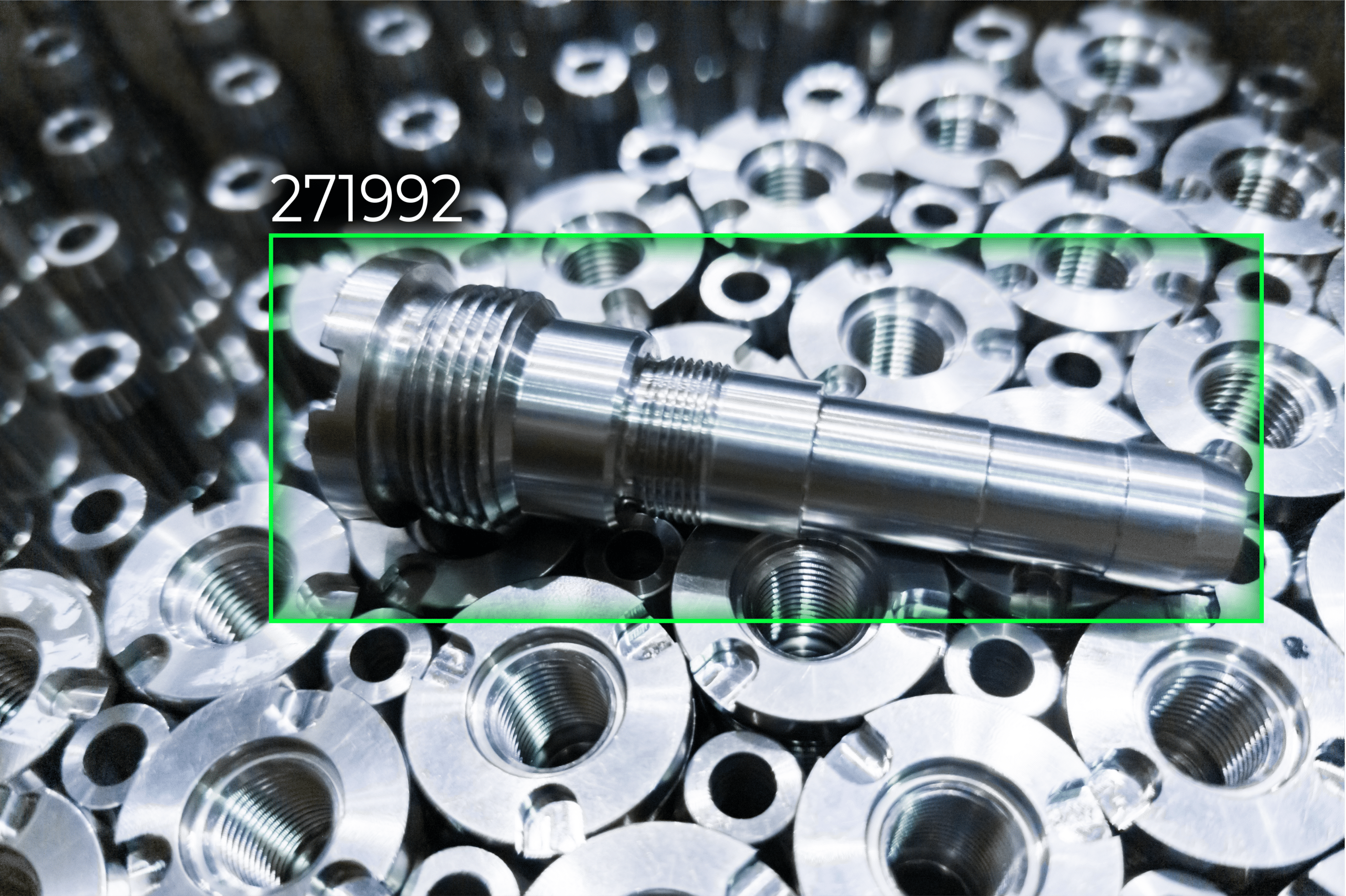 visual inspection software verifying a component is within compliance