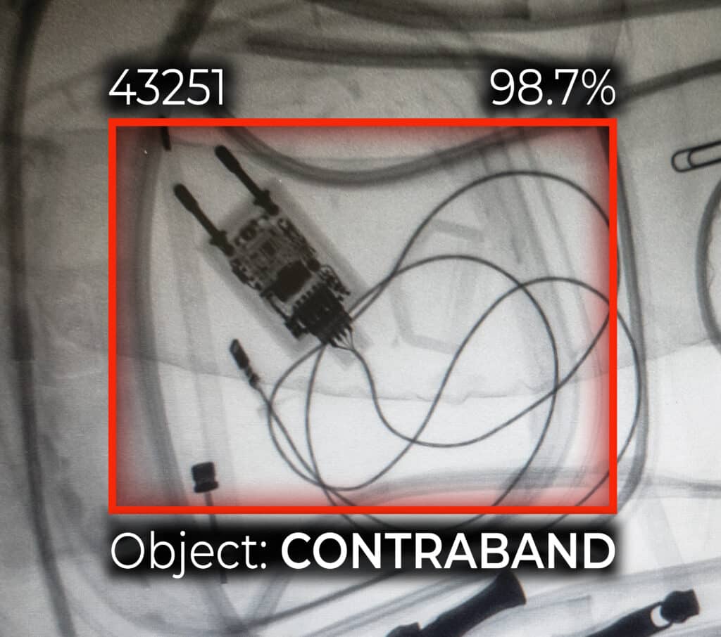 airport security x-ray ai visual inspection