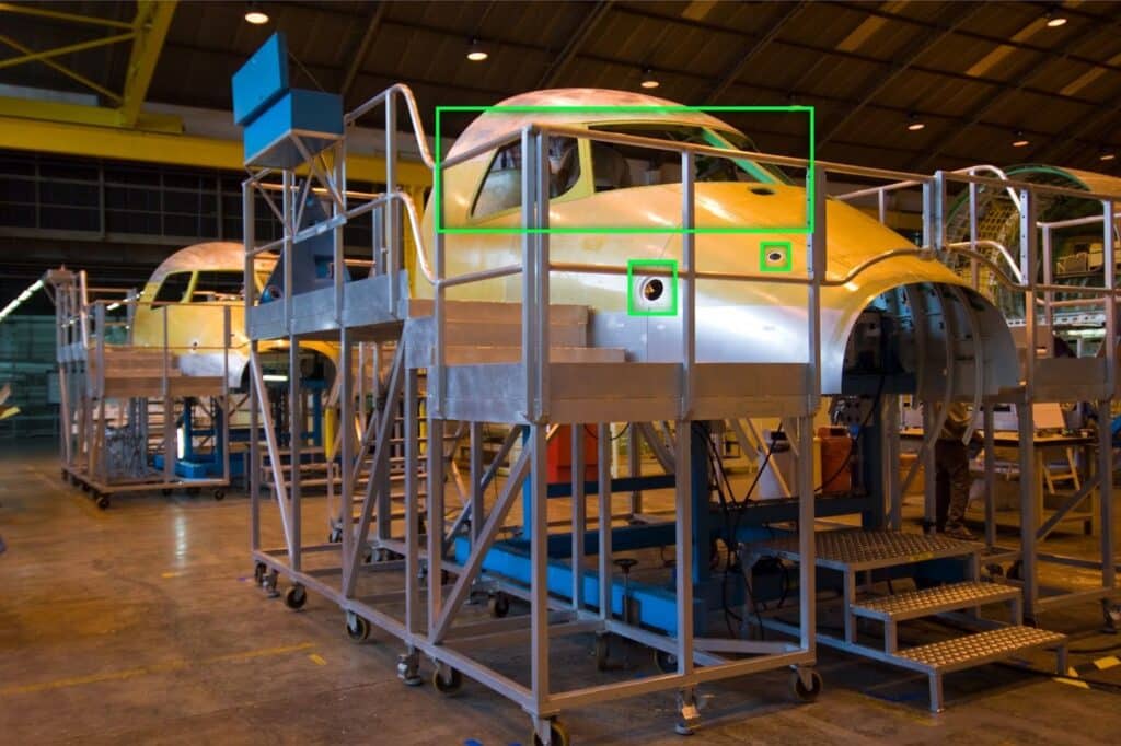matroid computer vision identifies defect in transportation manufacturing