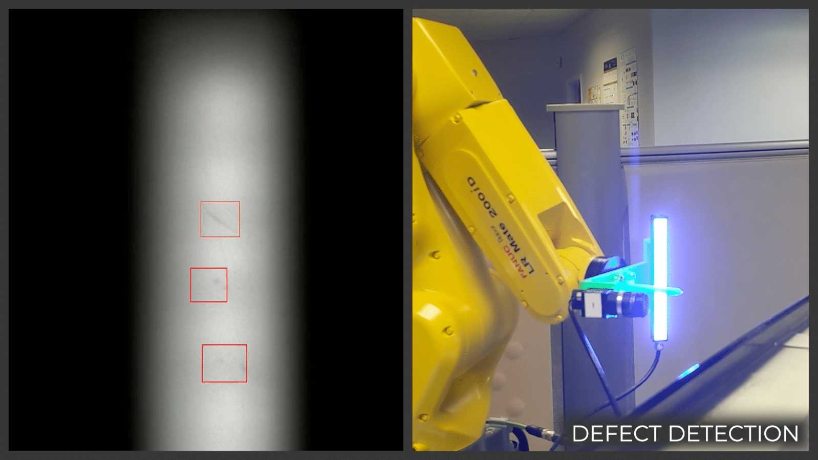 A sample image of defect detection.