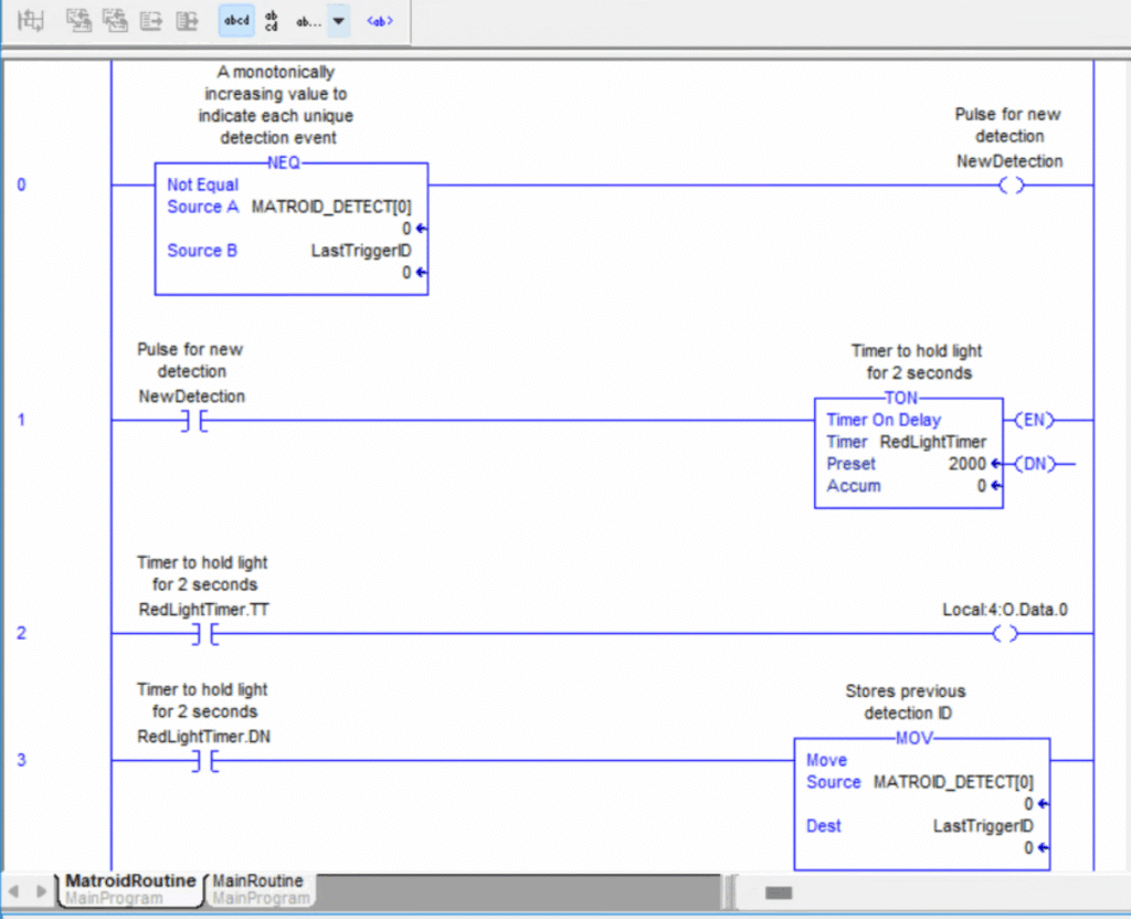 Illustrating more PLC Programming and Matroid Integration for a Stack Light